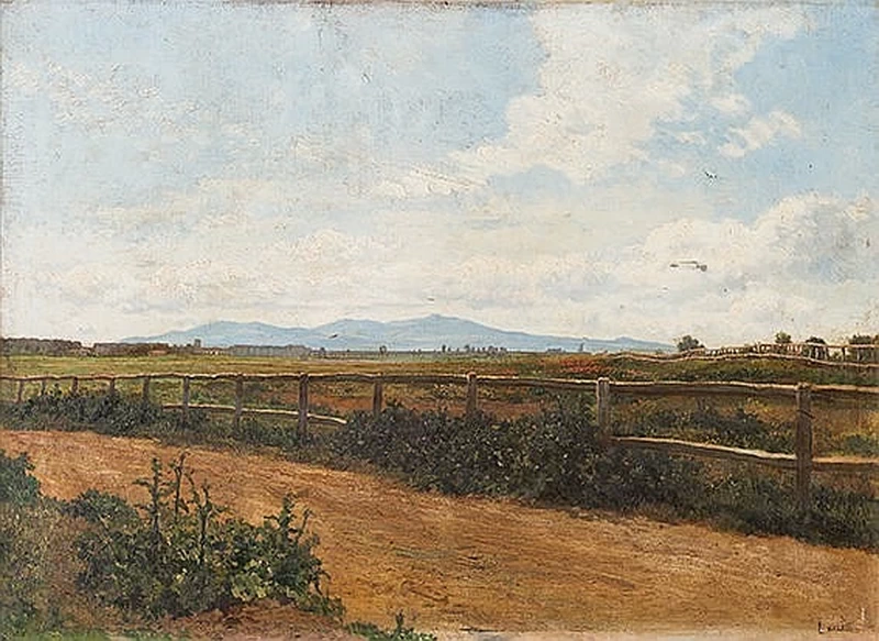 Valerio Laccetti - Paesaggio della campagna romana
